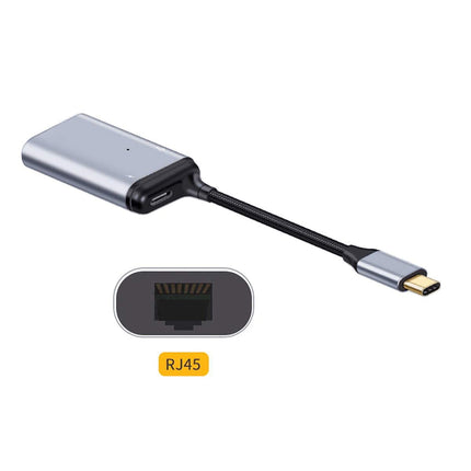 xiwai USB-C Type-C USB 3.1 kuni 1000 Mbps gigabiti Etherneti võrgu-LAN-adapter PD toitepordiga
