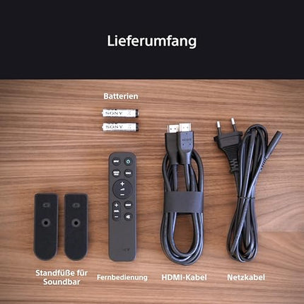 Sony BRAVIA Theatre Bar 6 bassikõlariga (3.1.2-kanaliline ruumiline heli, ülespoole suunatud kõlarid, Dolby Atmos, DTS:X, AI Voice Zoom 3 BRAVIA teleri kaudu, DSEE muusika esitamiseks) must