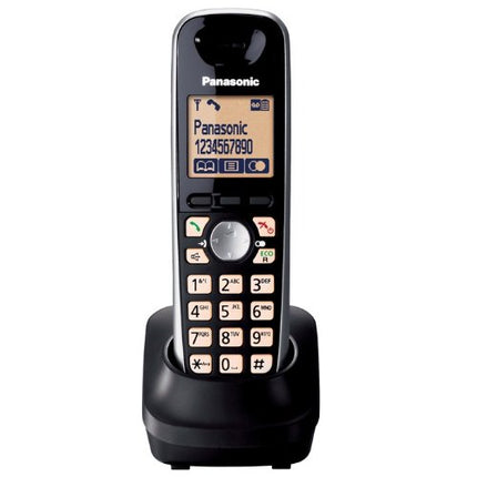 Panasonic KX-TG6522GB Duo cordless phone with answering machine, black