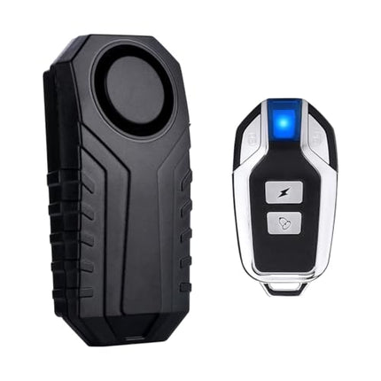 CGEAMDY Improved Bicycle Alarm Remote Control, Anti-theft Device for Motorcycle Vehicles with Remote Control, Protection Theft Wireless Motorcycle Alarm, Bicycle Protection Against Theft Bicycle Alarm