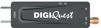 Digiquest maapealne dekooder, XO Stick, DVB-T2, must - säästke energiat oma teleri toite abil, 2-ühes kaugjuhtimispult, ideaalne seinale kinnitatavatele teleritele