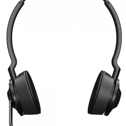 Jabra Engage 55 stereo peakomplekt UC, Link 400a DECT adapter USB-A, Engage 55 lauaalus, 1,2 m USB-C - USB-A kaabel, kandekott, garantii ja hoiatused (ohutusbrošüürid)