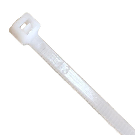 Sunload kaablisidemed 300 x 5 mm valged, 250 tk, vastupidavad nailonist kaablisidemed töötubade, hobide, käsitöö, kaablihalduse ja taimede kinnitamiseks (250 tk)