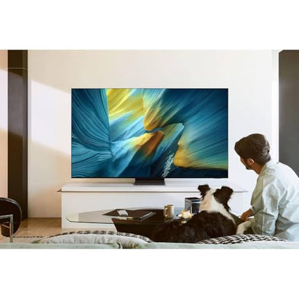 Samsung OLED S95F 55-tolline (138 cm) 4K peegeldusvaba UHD-teler, NQ4 AI Gen3 protsessor, OLED HDR Pro, mängukeskus, Motion Xcelerator 165Hz, 4K ülesskaleerimine, Dolby Atmos, Samsung Vision AI nutiteler (2025)