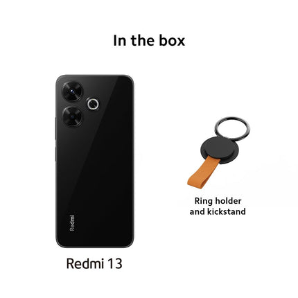 Redmi 13 nutitelefon, 8+256 GB, lepinguta mobiiltelefon, 6,79-tolline FHD+ ekraan, 5030 mAh, 108MP kaamera, 33W kiirlaadimine, kahe SIM-kaardi pesa, must