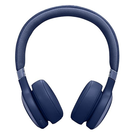 JBL Live 670 NC – Bluetooth-kõrvaklapid adaptiivse mürasummutusega – Juhtmevabad kõrvaklapid JBL Signature Sound ja häälassistendiga – Pikaajaline muusikaelamus kuni 65 tundi – Sinine