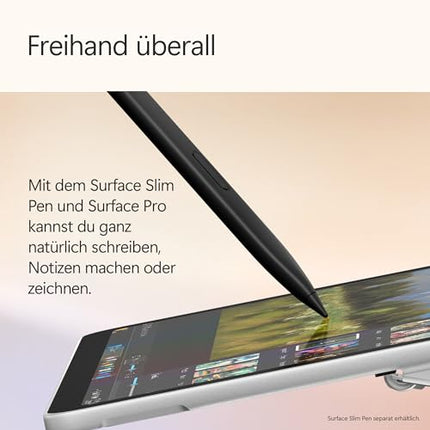 Microsoft Surface Pro | Copilot+ arvuti | 12-tolline LCD-puuteekraan | Snapdragon® X Plus | 16 GB RAM | 256 GB SSD | Uusim mudel, 1. väljaanne | Platinum