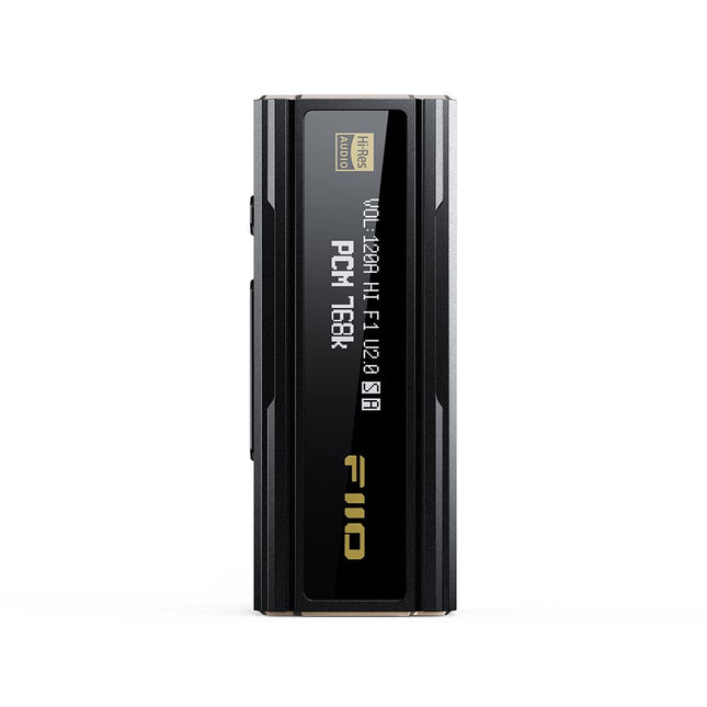 FiiO KA5 portable DAC and headphone amplifier with OLED display and 3.5mm and 4.4mm balanced headphone output