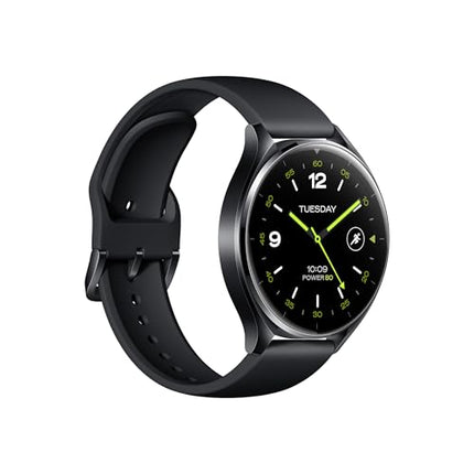 Xiaomi Watch 2 Smartwatch, 1.43" AMOLED display with always-on function, sleep, heart rate, and sports tracking, Wear OS by Google, Black