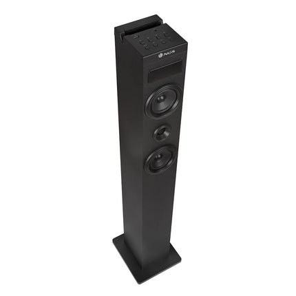 NGS Sky Charm - 50W Bluetooth-kõlar kaugjuhtimispuldi, optilise sisendi, USB, FM-raadio ja AUX-sisendiga (SKYCHARM 2.1)