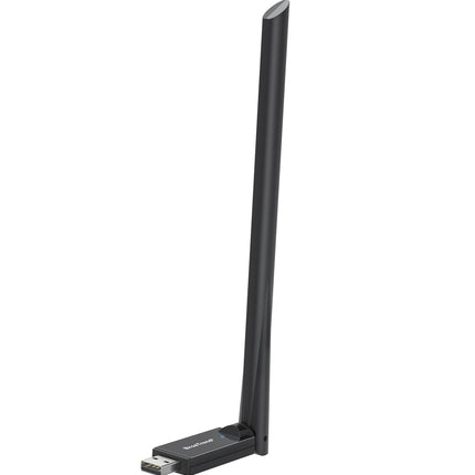 BrosTrend suure võimendusega WiFi-pulk arvutile, AX900 WiFi 6 USB WiFi-adapter arvutile koos 6dBi suure võimendusega antenniga, kahe sagedusalaga 600Mbps 5GHz + 286Mbps 2.4GHz, USB WiFi-adapter, mis ühildub Windows 11/10/7-ga