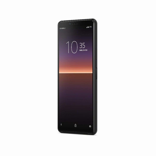 Sony Xperia 10 II nutitelefon (15,7 cm (6 tolli) Full HD+ OLED-ekraan, kolmekordne kaamerasüsteem, Android 10 SIM-kaardita, 4 GB muutmälu, 128 GB salvestusruumi, IP 65/68 sertifikaat) must