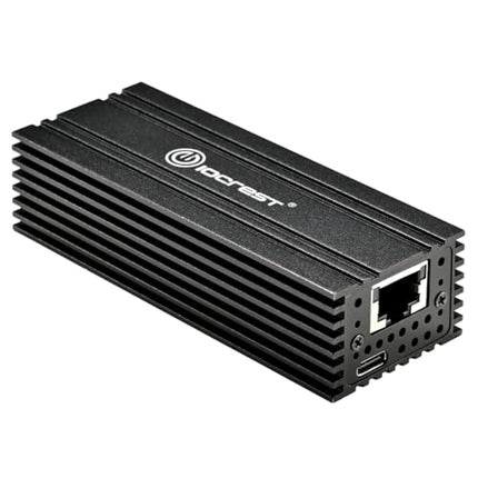 IO Crest Etherneti adapter USB 4.0 Type C 10G, kiirete võrguühenduste jaoks, RJ45 port, toetab 10 Gb/s, 5 Gb/s, 2,5 Gb/s, 1 Gb/s ja 100 Mbps Base-T