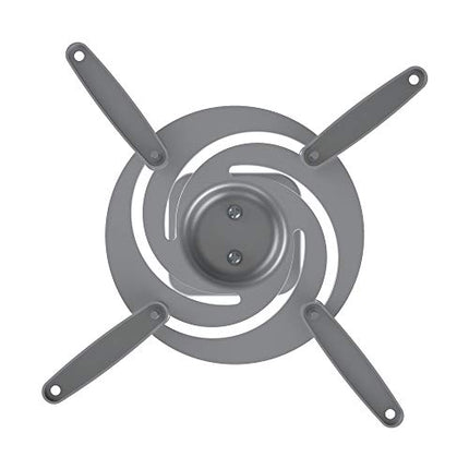 PureMounts Spider-Plus projektori laekinnitus, kallutatav 25°, pööratav, kaugus laest: 225 mm, maksimaalne kandevõime 15 kg, aukude vahe 180-310 mm, hõbedane