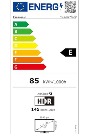 Panasonic TN-65W70AEZ, W70 seeria 65-tolline 4K Ultra HD LED-nutiteler, 2024, Google Assistant, Chromecast, Dolby Vision ja Atmos, mängurežiim, Bluetooth, erakordse visuaalse kogemuse saamiseks