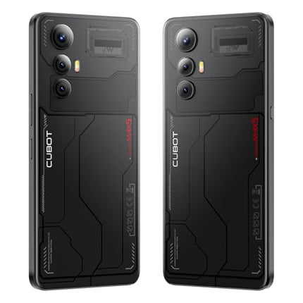 CUBOT MAX 5 – 6,9-tolline FHD+ 144Hz nutitelefon, 12 GB ja 256 GB, 100 MP kaamera, 5100 mAh aku, Android 14, kaheksatuumaline protsessor, must
