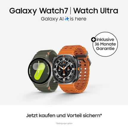 Samsung Galaxy Watch7 nutikell, fitness-kell, aktiivsusmonitor ja aktiivsusmonitor, 40 mm, Bluetooth, roheline, 36-kuuline tootjagarantii