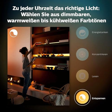 Philipsi Hue valge ja värvilise atmosfääriga Lightstrip Plus põhikomplekt V4 (2m + 1m), hämardatav LED-riba Hue valgustussüsteemile 16 miljoni värviga, nutikas valgustuse juhtimine hääle või rakenduse kaudu