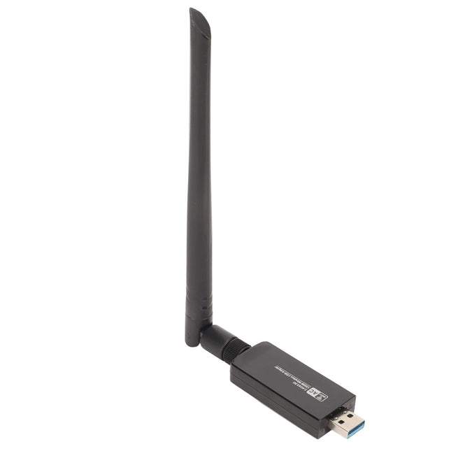 Yunseity USB WiFi adapter, RTL8812AU traadita võrgu adapter, 1200M USB 3.0 WiFi adapter kahesagedusliku 2,42 GHz/300 Mbps 5 GHz/866 Mbps suure võimendusega antenniga Androidile, Linuxile, Windows XP-le, 7-le,