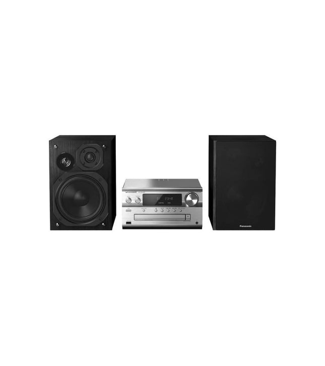 Panasonic SC-PMX802E-S esmaklassiline Hi-Fi süsteem DAB-raadio, CD-mängija ja kõrglahutusega voogedastusega, sisseehitatud Chromecast, Bluetooth, AirPlay 2, 3-ribalised kõlarid, hõbedane