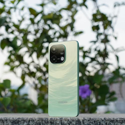UMIDIGI G9C 50MP nutitelefon lukustamata Android 14-12(6+6) GB+128GB mobiiltelefon 6,75-tolline 90Hz ekraan, 5000mAh, 2,2GHz protsessor, 4G kahe SIM-kaardiga, kaasas laadija, Bluetooth 5.4/Face ID/GPS/NFC-roheline