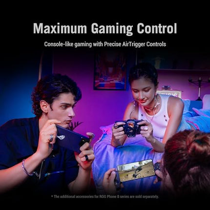 ASUS ROG Phone 8, EL ametlik mudel, Phantom Black, 12 GB RAM ja 256 GB salvestusruumi, Snapdragon 8 Gen 3 protsessor, 6,78" AMOLED 165Hz, 50MP stabilisaatorkaamera