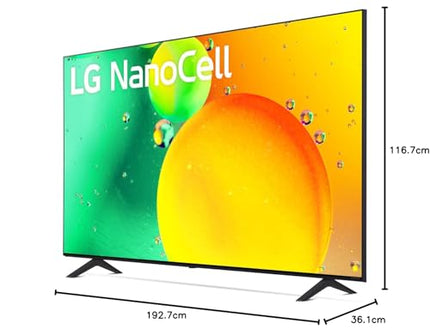 LG 86NANO756QA televiisor 218 cm (86-tolline) NanoCell-teler (aktiivne HDR, 120 Hz, nutiteler) [mudeliaasta 2022]