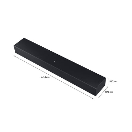 Samsung HW-C400/ZF Barra de Sonido Bluetooth 2.0 Canales Negra