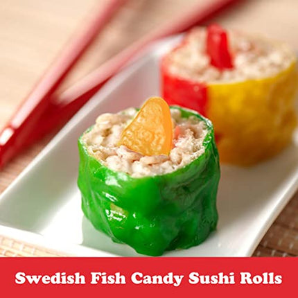SWEDISH FISH mini näritavad jõulukommid, peresuuruses, 0,8 kg kott