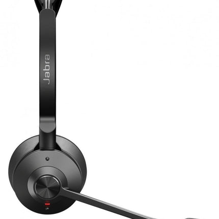 Jabra Engage 55 stereo peakomplekt UC, Link 400a DECT adapter USB-A, Engage 55 lauaalus, 1,2 m USB-C - USB-A kaabel, kandekott, garantii ja hoiatused (ohutusbrošüürid)