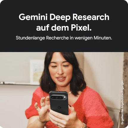 Google Pixel 9 Pro XL – Androidi nutitelefon Gemini mudeliga, SIM-kaardita, kolmekordse tagakaamerasüsteemiga, 24-tunnise akueaga ja 6,8-tollise Super Actua ekraaniga – Obsidian, 128 GB