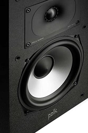 Polk Audio Monitor XT20 riiulikõlarid, stereokõlarid, ruumilise heli kõlarid, kõrglahutusega sertifitseeritud, Dolby Atmos ja DTS:X ühilduv, HiFi ja kodukino kõlarid (paar), must