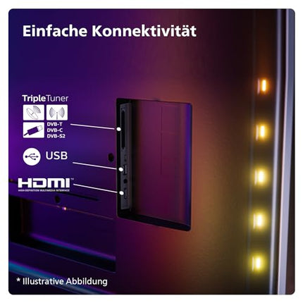 Philips Ambilight 77OLED809 4K OLED nutiteler - 77-tolline ekraan P5 AI Perfect Picture Ultra HD, Dolby Visioni ja Dolby Atmose heliga - töötab Alexa ja Google Assistantiga