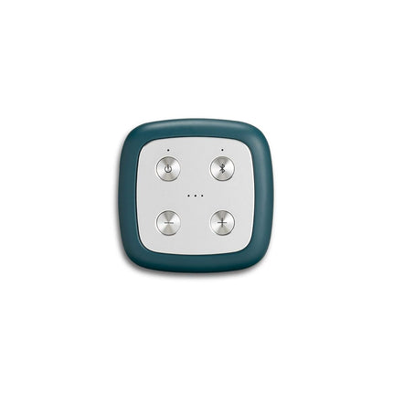 Roberts Beacon 325 Bluetooth kõlar – kaasaskantav, laetav, 12 tundi mänguaega, kaks passiivset bassikõlarit, vintage-disain, Bluetooth, voogedastus, Aux-sisend, sinakasroheline