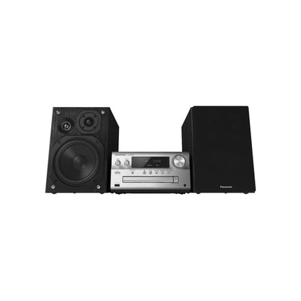 Panasonic SC-PMX802E-S esmaklassiline Hi-Fi süsteem DAB-raadio, CD-mängija ja kõrglahutusega voogedastusega, sisseehitatud Chromecast, Bluetooth, AirPlay 2, 3-ribalised kõlarid, hõbedane
