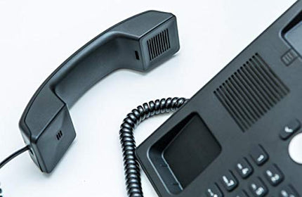 Snom D120 IP-telefon, SIP-lauatelefon, 2 SIP-identiteeti, PoE, graafiline taustvalgustusega ekraan, 360° teavitusindikaator, 5 eelmääratud funktsiooniklahvi, must, 00004361