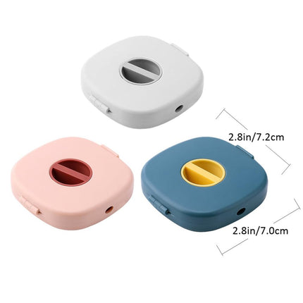 DOITOOL laadimiskaabli korraldaja, 6-osaline kaablikerija kodukontorisse, klassiruumi kaablikerija väike koos mobiiltelefonihoidjaga, 7,2 x 7 x 1,5 cm laadimiskaablikerija USB-kaablirulli kaablikerija