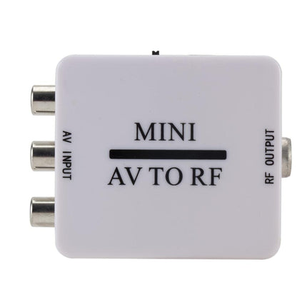 Balikha RCA/komposiit-A/V-RF/koaksiaal-/koaksiaalmuundur RF-modulaator AV-2-koaksiaaladapter