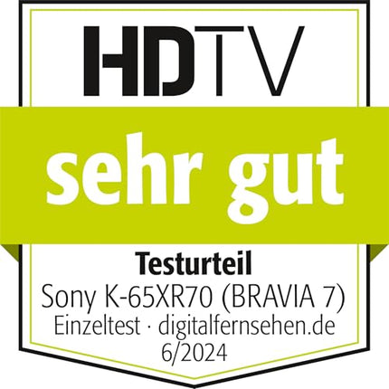 Sony BRAVIA 7 QLED (XR l Mini LED) 75-tolline 4K HDR Google'i nutiteler (2024) | Mängufunktsioonid, IMAX, Dolby Vision Atmos, Chromecast, AirPlay, 120Hz 75XR70