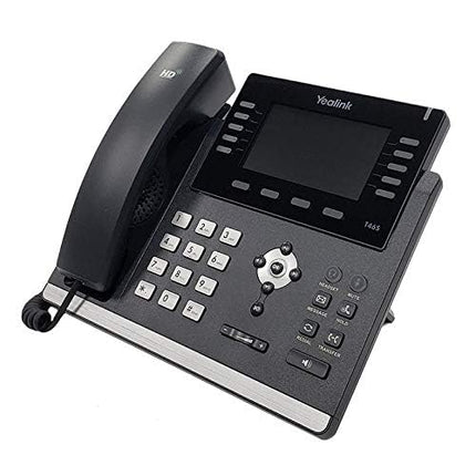 Yealink T46S - T46S kuni 16 SIP-kontot - 10 922 cm (4,3 ") LCD, 480 x 272, T4S, USB 2.0, 16 SIP, 16 VoIP, PoE, 2X RJ-45, 2X RJ-9, RJ-12