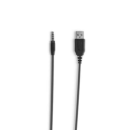Jabra Biz 1100 EDU stereo kõrvaklapid mikrofoniga õpilastele - mürasummutavad peakomplektid kuulmiskaitsega, kunstnahast kõrvapatjade ja 3,5 mm pistikuga - mustad, üks suurus