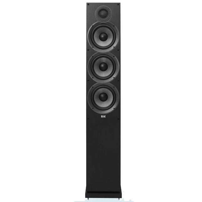 ELAC Debut 2.0 Floorstanding Speaker F6.2, Speaker for music playback via stereo system, 5.1 surround sound system, excellent sound and high-quality design, 3-way speaker