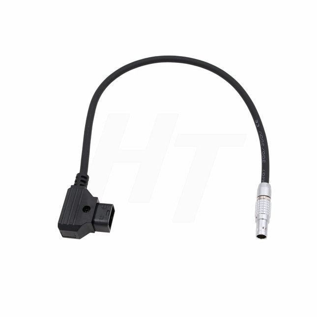 HangTon D-Tap P-Tap - 0B 2-pin isaspistik täisnurga toitekaabel Teradek Bolt Bondile, Transvideo SmallHD 703 monitorile, Zacuto pildiotsijale, Z CAM E2 F6 S6 kaamerale ja elektroonilisele pildiotsijale (sirge, 30 cm)