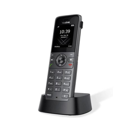 Yealink W73H IP-DECT telefonitoru värvilise ekraaniga (1,8-tolline 128x160 TFT värviline ekraan), laadimisjaam koos toiteplokiga