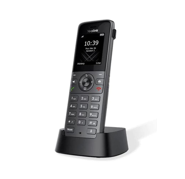 Yealink W73H IP-DECT telefonitoru värvilise ekraaniga (1,8-tolline 128x160 TFT värviline ekraan), laadimisjaam koos toiteplokiga