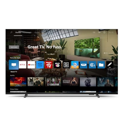 Philips 50PUS7609 4K LED nutiteler - 50-tolline ekraan pikslitäpse Ultra HD Titan OS platvormi ja Dolby Atmos heliga. Ühildub Alexa ja Google Assistantiga - antratsiithall