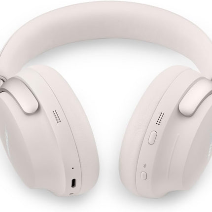 Bose QuietComfort Ultra kõrvaklapid, mürasummutusega ruumilise heli jaoks kõrvaklapid, ruumilise heli kõrvaklapid, kuni 24 tundi aku tööiga, tipptasemel ruumilise heli kõrvaklapid, suitsuvalge