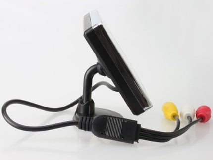BW 3.5 TFT LCD auto tahavaatekaamera värvilise monitori ja DVD-ga