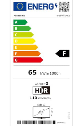 Panasonic TB-50W60AEZ, W60 seeria 50-tolline 4K Ultra HD LED-nutiteler, 2024, TiVo, 4K värvimootor, Dolby Vision ja Atmos, mängurežiim Plus erakordse visuaalse kogemuse saamiseks.
