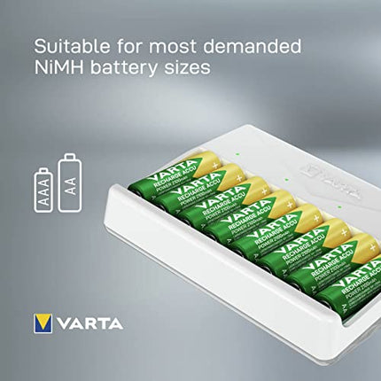 Varta universaalne laadija ümmargune akulaadija NiMH Micro (AAA), Mignon (AA) akudele